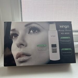 KINGA Facial Skin Scrubber Anti-Age Device Ultrasonic Spatula facial